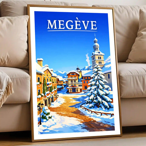 Affiche - Megève
