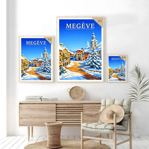 Affiche - Megève