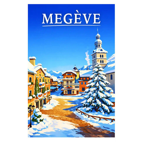 Affiche - Megève