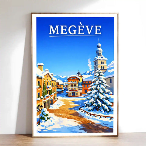 Affiche - Megève
