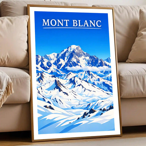 Affiche - Mont Blanc
