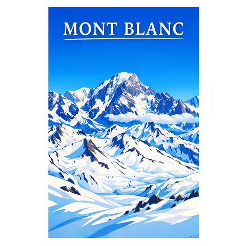 Affiche - Mont Blanc