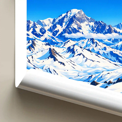 Affiche - Mont Blanc