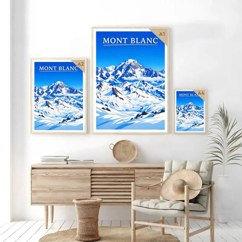 Affiche - Mont Blanc