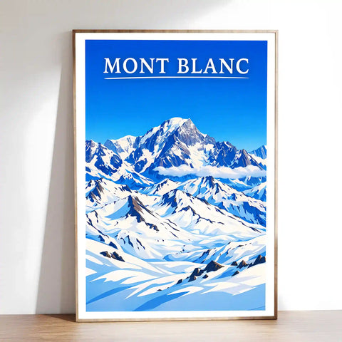 Affiche - Mont Blanc