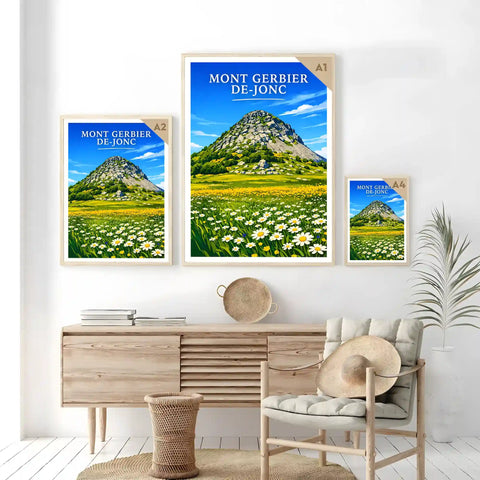 Affiche - Mont Gerbier-de-Jonc