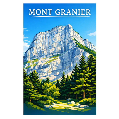 Affiche - Mont Granier