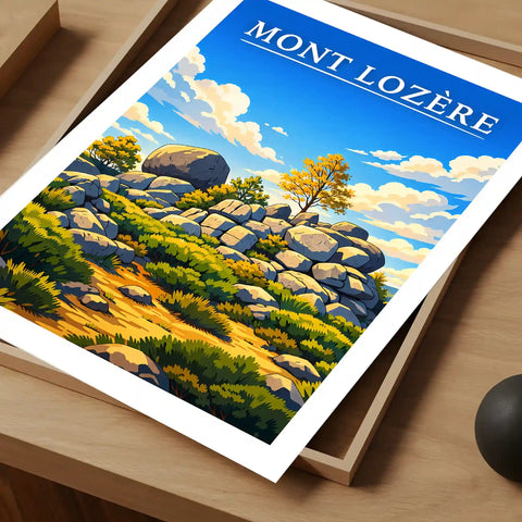 Affiche - Mont Lozère