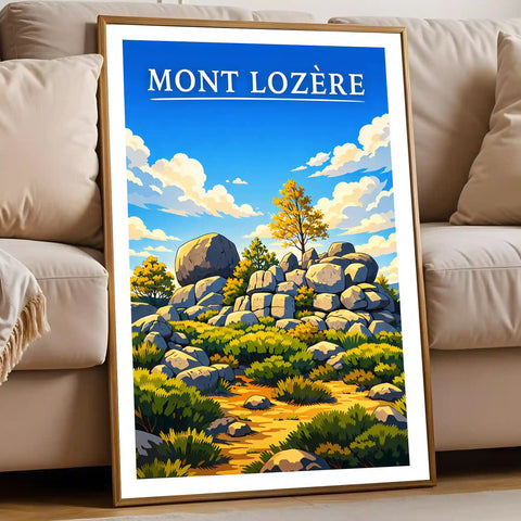 Affiche - Mont Lozère