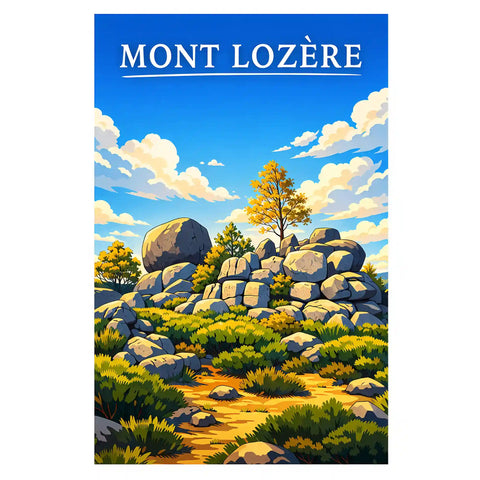 Affiche - Mont Lozère