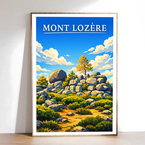 Affiche - Mont Lozère