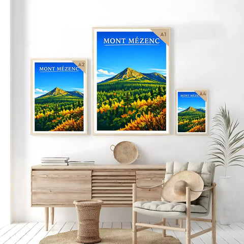 Affiche - Mont Mézenc
