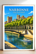 Affiche - Narbonne - Canal de la Robine - affiche narbonne