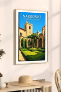 Affiche - Narbonne - Cloître de la Cathédrale - affiche narbonne