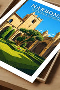 Affiche - Narbonne - Cloître de la Cathédrale - affiche narbonne