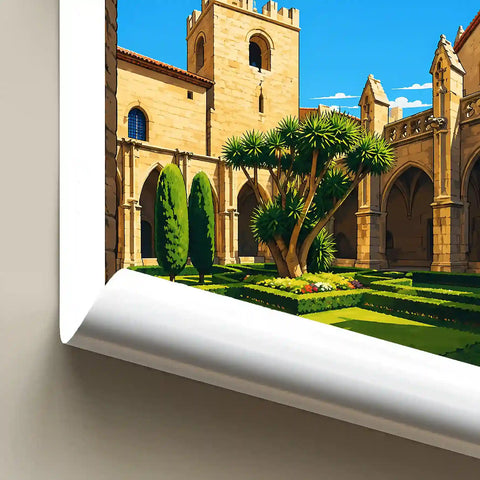 Affiche - Narbonne - Cloître de la Cathédrale - affiche narbonne
