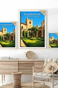 Affiche - Narbonne - Cloître de la Cathédrale - affiche narbonne