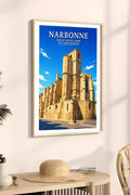 Affiche - Narbonne - Église Notre-Dame-de-Lamourguier - affiche narbonne