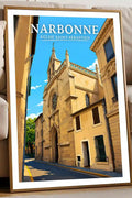 Affiche - Narbonne - Église Saint-Sébastien - affiche narbonne
