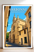 Affiche - Narbonne - Église Saint-Sébastien - affiche narbonne