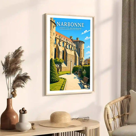 Affiche - Narbonne - Jardins des Archevêques