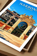 Affiche - Narbonne - Les Halles - affiche narbonne