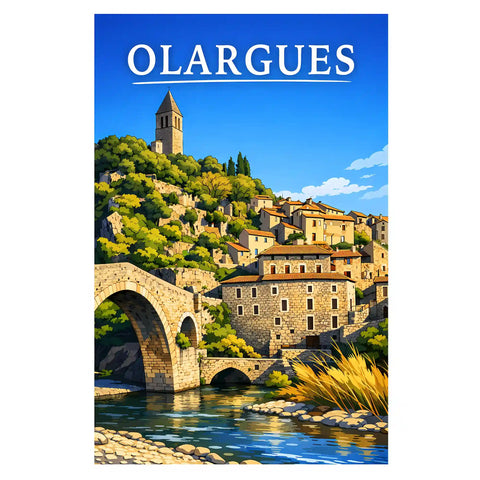Affiche - Olargues