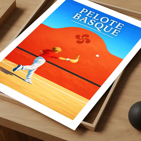 Affiche - Pelote Basque