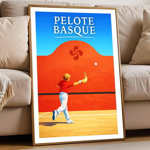 Affiche - Pelote Basque