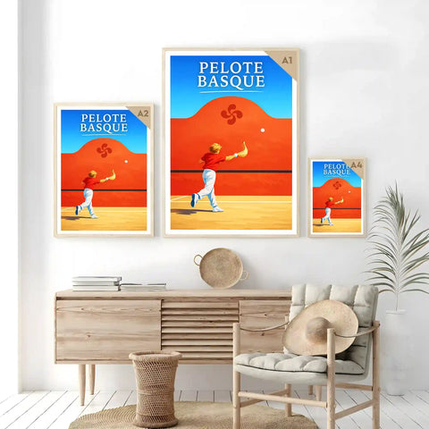Affiche - Pelote Basque