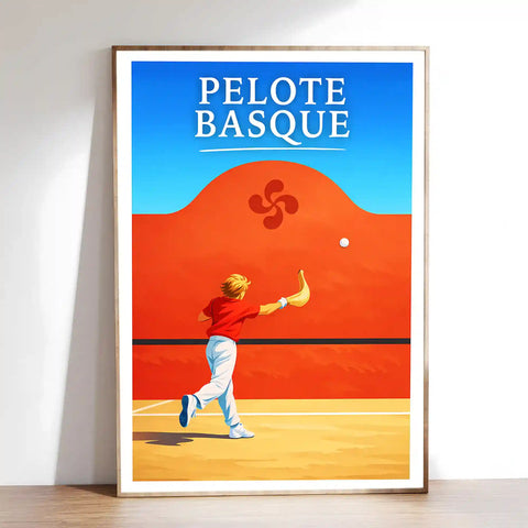 Affiche - Pelote Basque