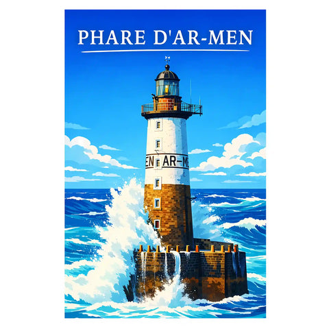 Affiche - Phare d'Ar-Men