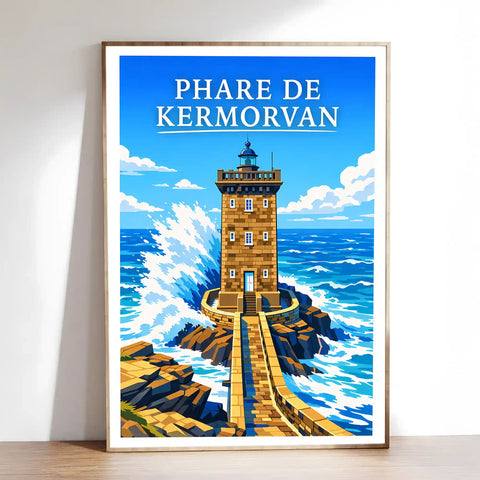 Affiche - Phare de Kermorvan