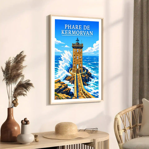 Affiche - Phare de Kermorvan
