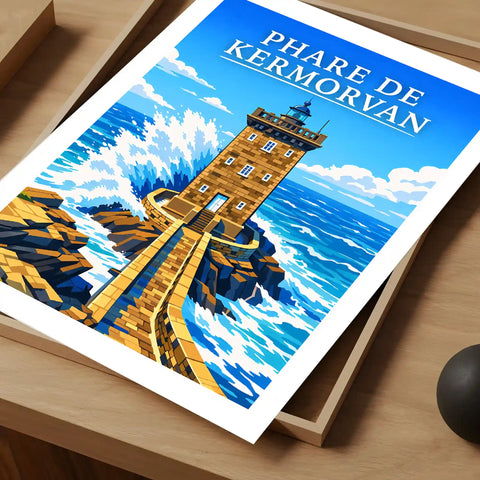 Affiche - Phare de Kermorvan