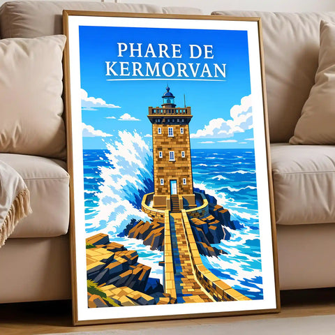 Affiche - Phare de Kermorvan