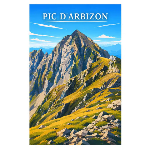 Affiche - Pic d'Arbizon