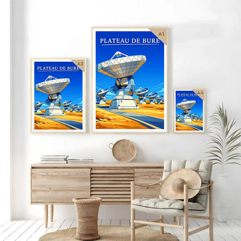 Affiche - Plateau de Bure