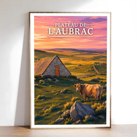 Affiche - Plateau de l'Aubrac
