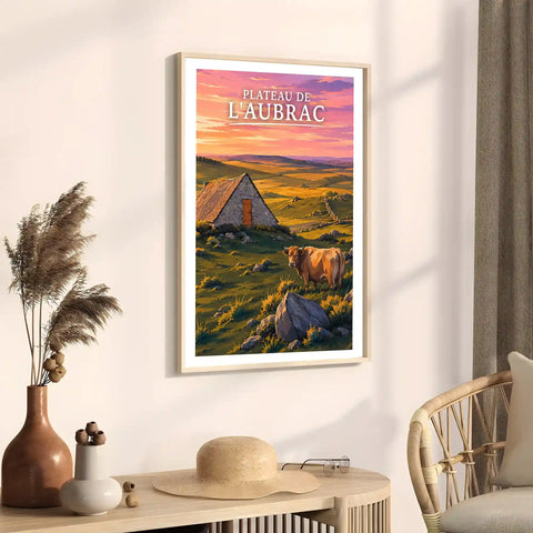 Affiche - Plateau de l'Aubrac