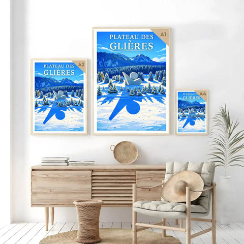 Affiche - Plateau des Glières