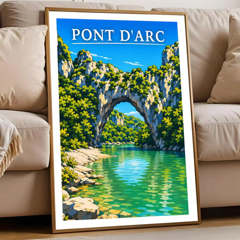 Affiche - Pont d'Arc