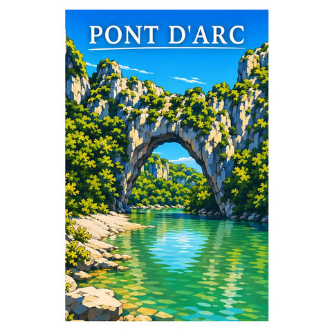 Affiche - Pont d'Arc
