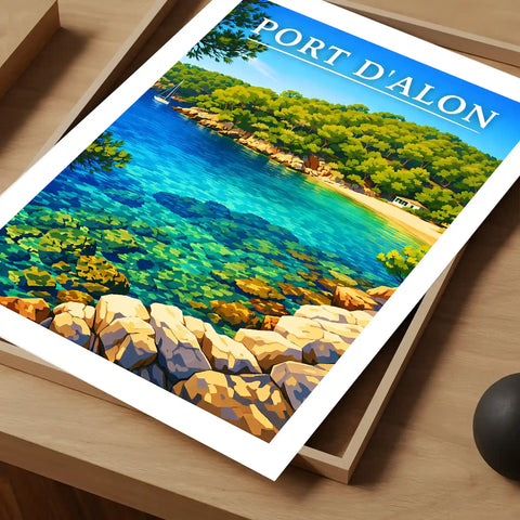 Affiche - Port d'Alon