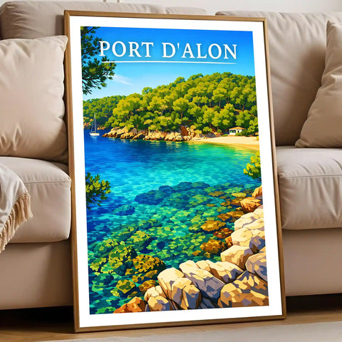 Affiche - Port d'Alon