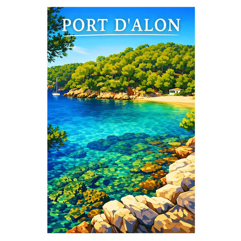 Affiche - Port d'Alon