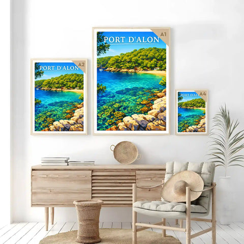 Affiche - Port d'Alon