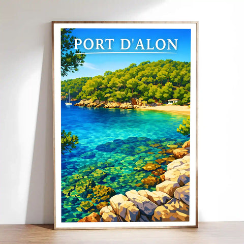 Affiche - Port d'Alon