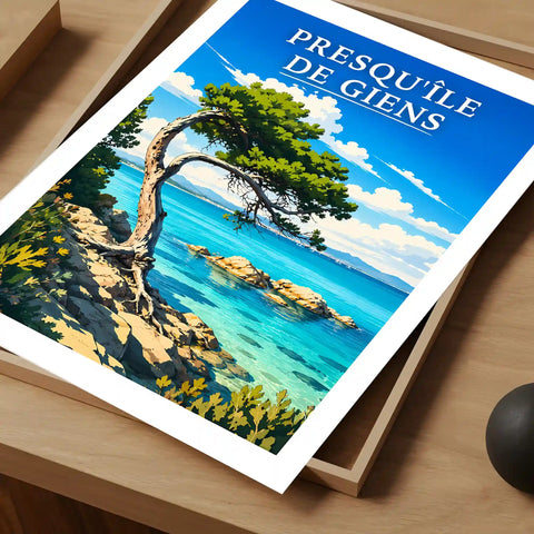 Affiche - Presqu'île de Giens
