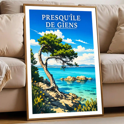 Affiche - Presqu'île de Giens